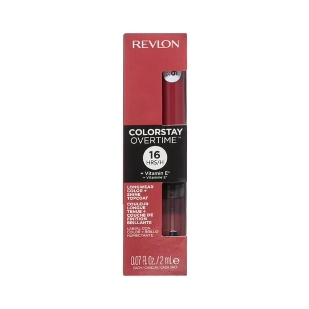 Revlon Colorstay Overtime Lipcolor 2mL - 005 Infinite Raspberry 3 Revlon Colorstay Overtime Lipcolor 2mL - 005 Infinite Raspberry