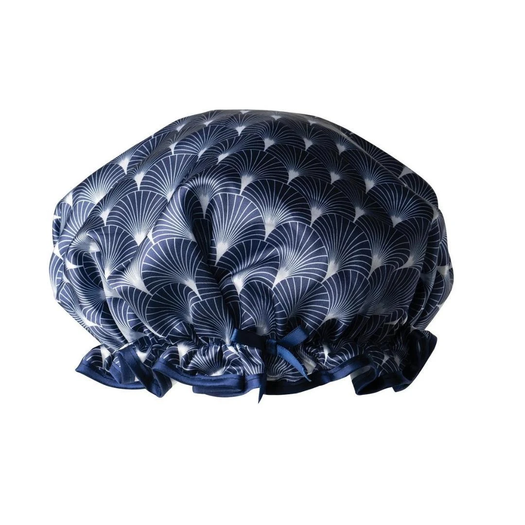 Lemon Lavender Not Your Grandmas Shower Cap - Lofted 3 Lemon Lavender Not Your Grandmas Shower Cap - Lofted