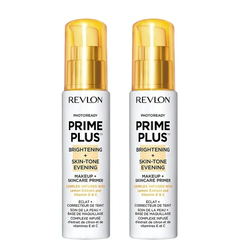 2 X Revlon PhotoReady Prime Plus Makeup And SkinCare Primers 30mL - Brightening And Skin Tone Evening 3 2 X Revlon PhotoReady Prime Plus Makeup And SkinCare Primers 30mL - Brightening And Skin Tone Evening