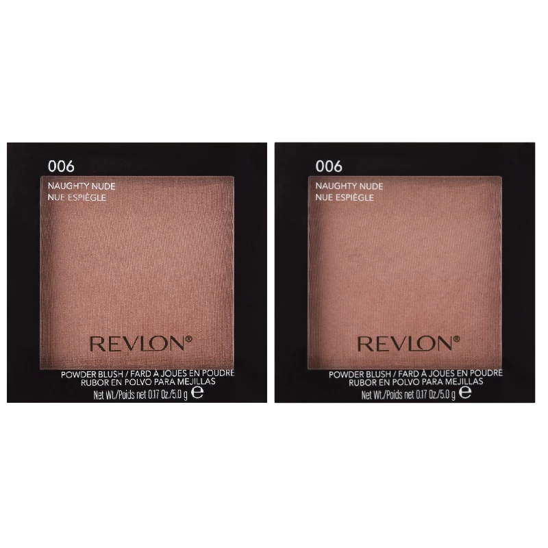 Revlon Powder Blush Duo - 006 Naughty Nude (2 x 5g) 3 Revlon Powder Blush Duo - 006 Naughty Nude (2 x 5g)