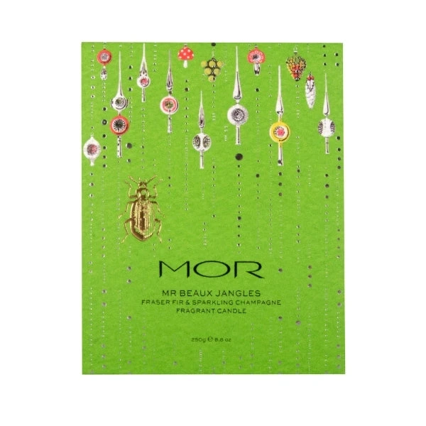 MOR Mr Beaux Jangles Fraser Fir Sparkling Champagne Candle 250g 4 MOR Mr Beaux Jangles Fraser Fir Sparkling Champagne Candle 250g - Image 2