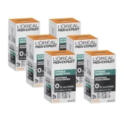 L’Oréal Paris Men Expert Hydra Sensitive Birch Sap Moisturiser 50mL - 6 Pack