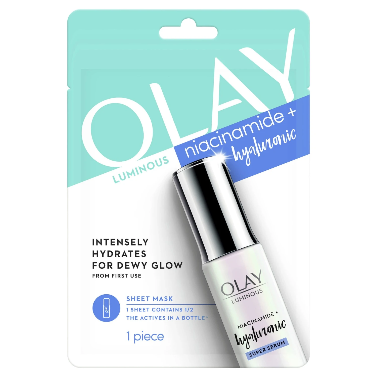 10 X Olay Luminous Sheet Face Mask Niacinamide + Hyaluronic 4 10 X Olay Luminous Sheet Face Mask Niacinamide + Hyaluronic - Image 2