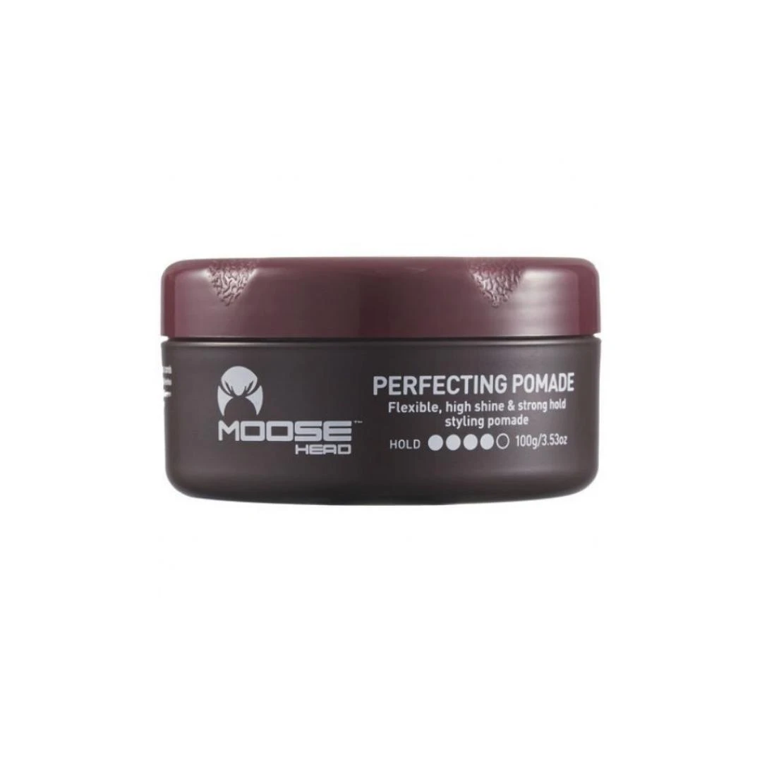 Moosehead Perfecting Pomade - 100g High Shine Men's Hair Styling (6 Pack) 4 Moosehead Perfecting Pomade - 100g High Shine Men's Hair Styling (6 Pack) - Image 2