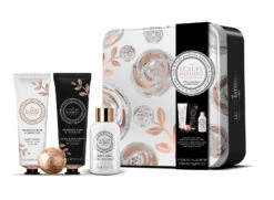 The Luxury Bathing Company Sparkling Rose & Geranium Mini Bathing Gift Set