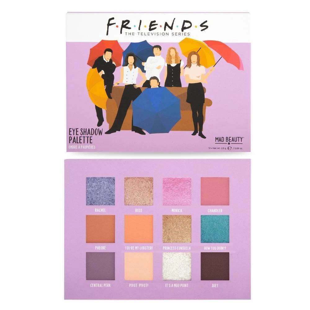 Friends Eyeshadow Palette 12 X 2.5g 3 Friends Eyeshadow Palette 12 X 2.5g