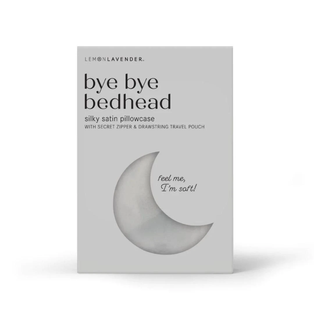 Lemon Lavender Bye Bye Bed Head Silky Satin Pillowcase - Lucent Cloud 5 Lemon Lavender Bye Bye Bed Head Silky Satin Pillowcase - Lucent Cloud - Image 3