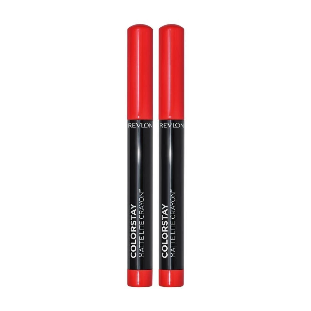 Revlon ColorStay Matte Lite Crayon 2-Pack - 009 Ruffled Feathers 3 Revlon ColorStay Matte Lite Crayon 2-Pack - 009 Ruffled Feathers