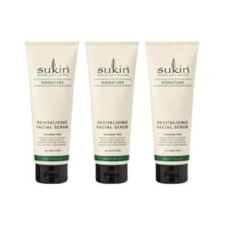 3 X Sukin Signature Revitalising Facial Scrub 125mL