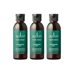 3 X Sukin Super Greens Cleansing Oil 125mL