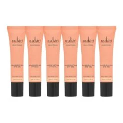 6 X Sukin Brightening Illuminating Eye Gel 15mL