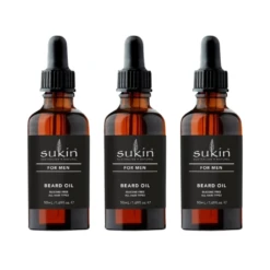 Sukin For Men Beard Oil 50mL - Value 3-Pack