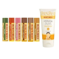 Burt's Bees Lip & Exfoliating Mask 7 Piece Set