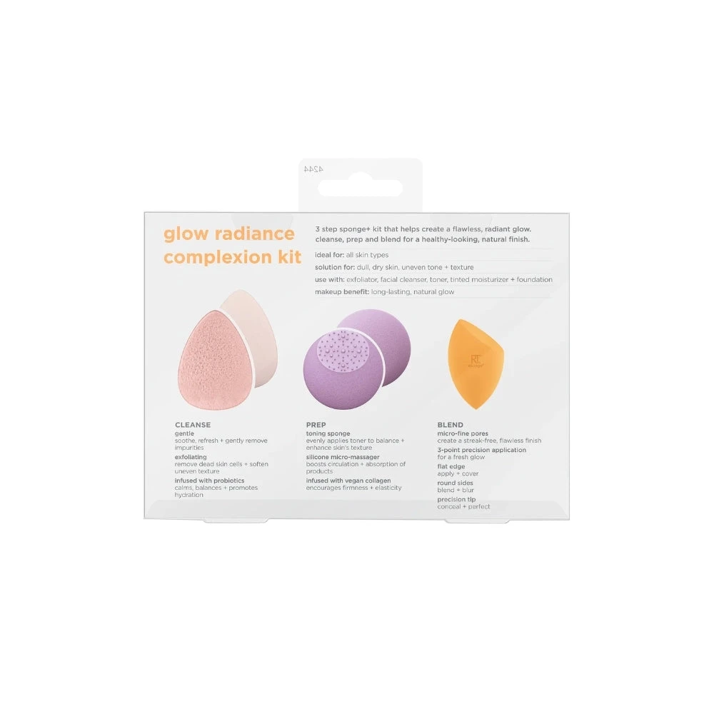 Real Techniques Glow Radiance Complexion Sponge Kit 5 Real Techniques Glow Radiance Complexion Sponge Kit - Image 3