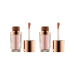 Nude By Nature Shimmering Sands Loose Eyeshadow Duo - 01 White Sand