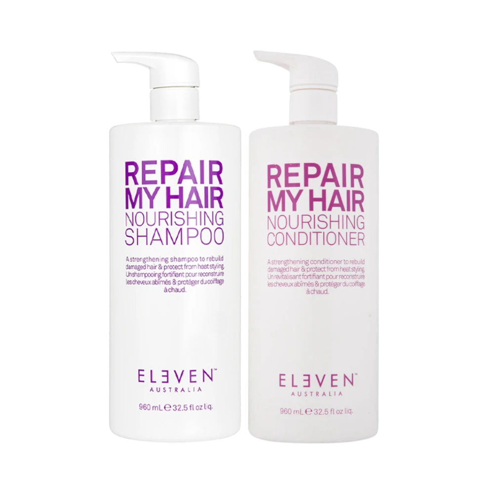 Eleven Australia Repair My Hair Nourishing Shampoo & Conditioner 960mL Duo 3 Eleven Australia Repair My Hair Nourishing Shampoo & Conditioner 960mL Duo