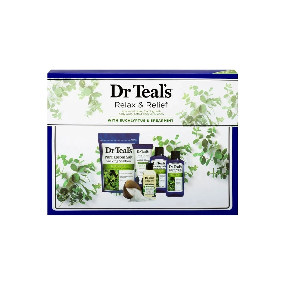 Dr Teal's Relax & Relief Eucalyptus & Spearmint 5-Piece Bath & Body Regimen Set 4 Dr Teal's Relax & Relief Eucalyptus & Spearmint 5-Piece Bath & Body Regimen Set - Image 2
