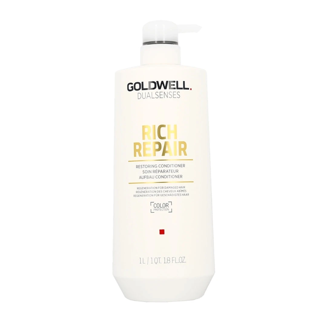Goldwell Dualsenses Rich Repair Restoring Conditioner 1 Litre 3 Goldwell Dualsenses Rich Repair Restoring Conditioner 1 Litre
