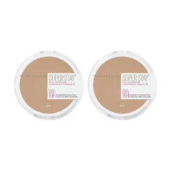 2 X Maybelline SuperStay 16HR Full Coverage Powder Foundation 9g - 21 Nude Beige