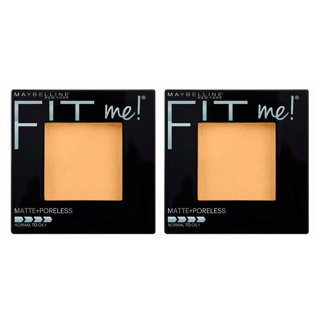 2 X Maybelline Fit Me Matte & Poreless Pressed Powder 8.5g - 230 Natural Buff 3 2 X Maybelline Fit Me Matte & Poreless Pressed Powder 8.5g - 230 Natural Buff