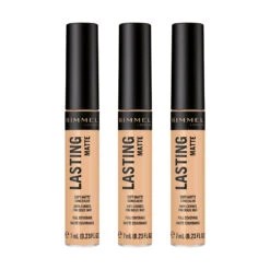 Rimmel London Lasting Matte Concealer 3-Pack - 015 True Ivory
