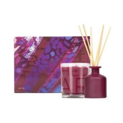 The Aromatherapy Co. SOL Burnished Cedar Candle & Diffuser Gift Set