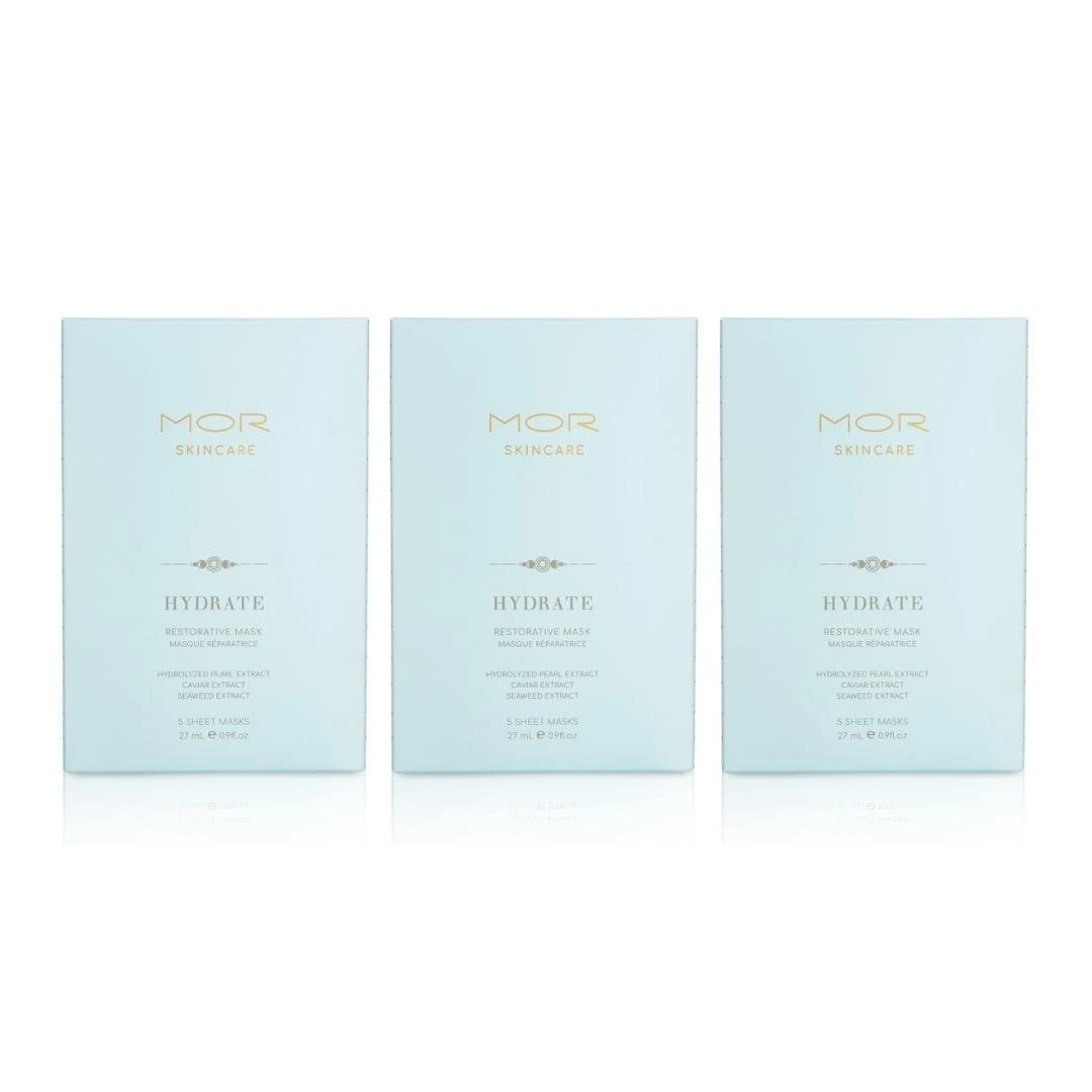 3 X MOR Skincare Hydrate Revitalising Mask 5 Pieces/27mL 3 3 X MOR Skincare Hydrate Revitalising Mask 5 Pieces/27mL