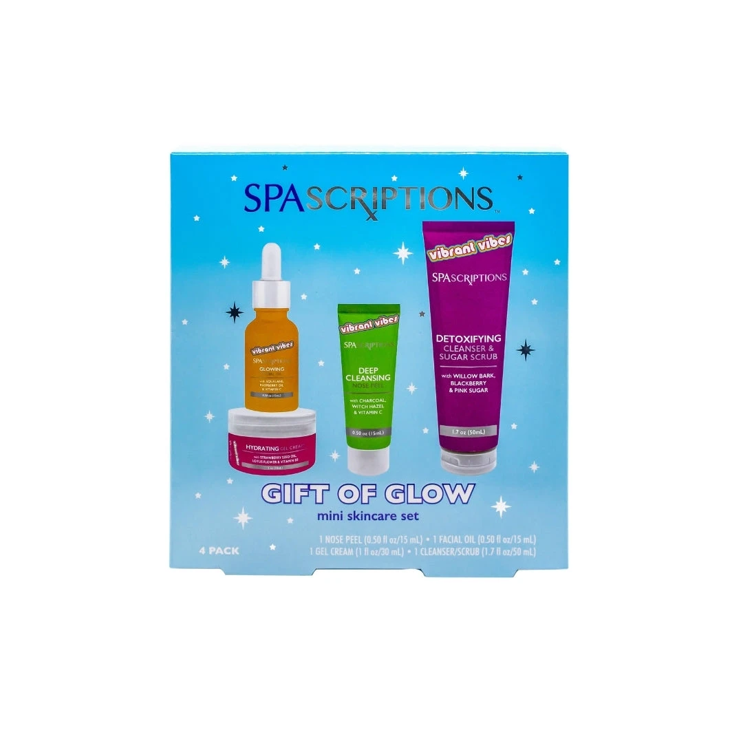 SpaScriptions Gift Of Glow 4 Piece Mini Skincare Set 3 SpaScriptions Gift Of Glow 4 Piece Mini Skincare Set
