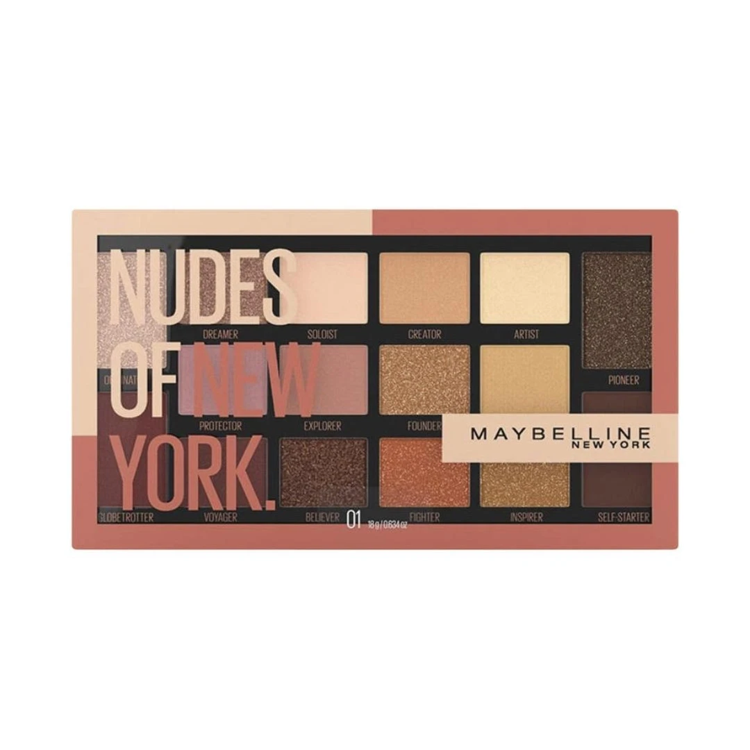 Maybelline Nudes Of New York Eye Shadow Palette 18g - 010 3 Maybelline Nudes Of New York Eye Shadow Palette 18g - 010