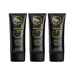 Bondi Sands Glo Shimmer One Day Tan Lotion 100mL - 3 Pack Bundle