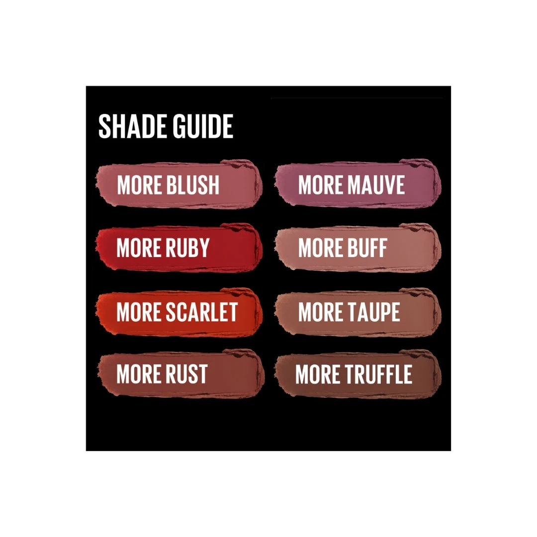 Maybelline Color Sensational Ultimatte Slim Matte Lipstick 1.7g - 699 More Buff 7 Maybelline Color Sensational Ultimatte Slim Matte Lipstick 1.7g - 699 More Buff - Image 5