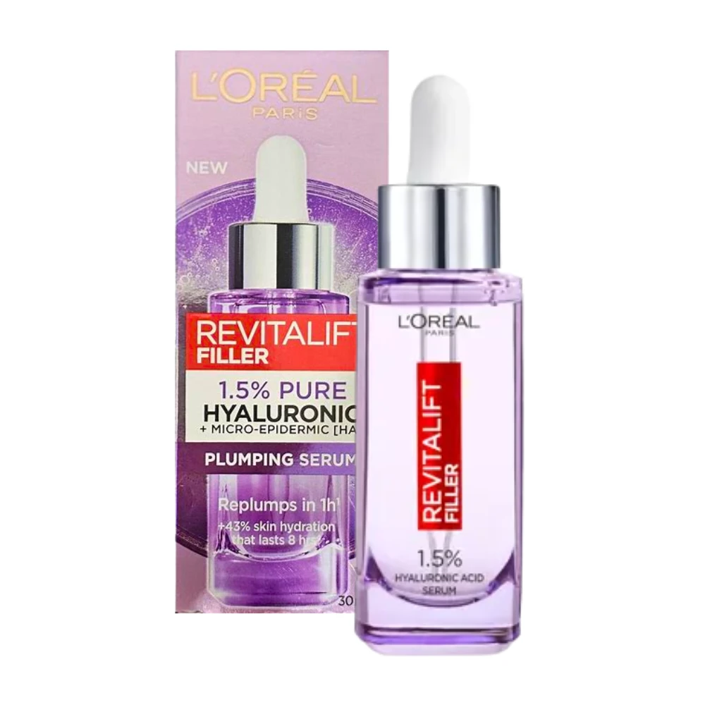 L’Oréal Paris L'Oreal Paris Revitalift Filler 1.5% Pure Hyaluronic Acid Anti Wrinkle Serum 30mL 3 L’Oréal Paris L'Oreal Paris Revitalift Filler 1.5% Pure Hyaluronic Acid Anti Wrinkle Serum 30mL