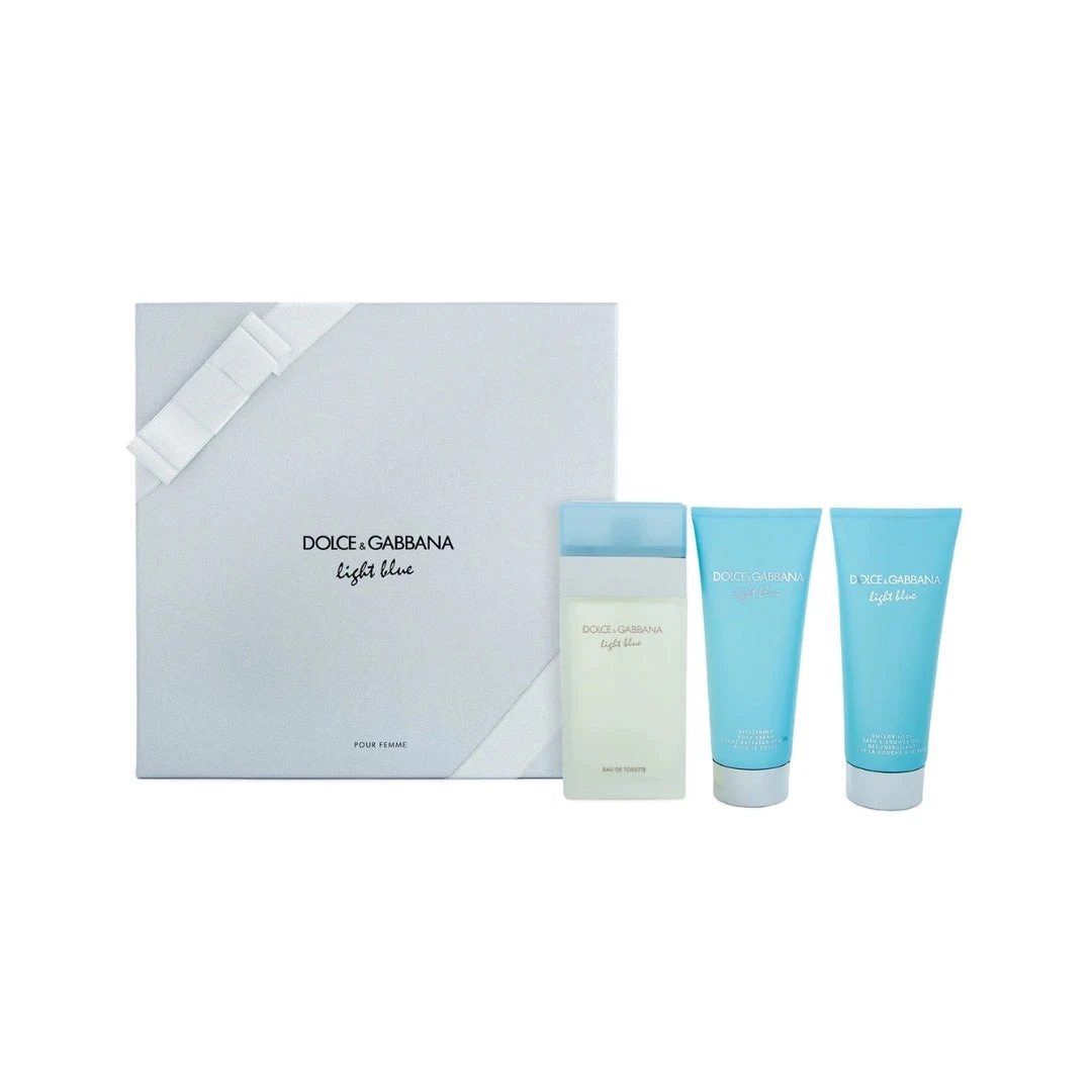 Dolce & Gabbana Light Blue 3 Piece Fragrance Gift Set for Women 3 Dolce & Gabbana Light Blue 3 Piece Fragrance Gift Set for Women