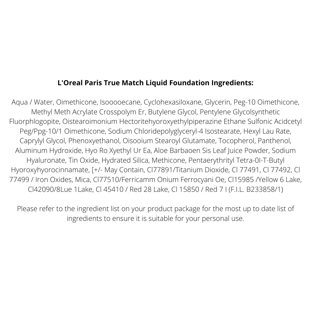 L’Oréal Paris L'Oreal Paris True Match Super Blendable Liquid Foundation 30mL - 2.R/2.C Rose Vanilla 7 L’Oréal Paris L'Oreal Paris True Match Super Blendable Liquid Foundation 30mL - 2.R/2.C Rose Vanilla - Image 5