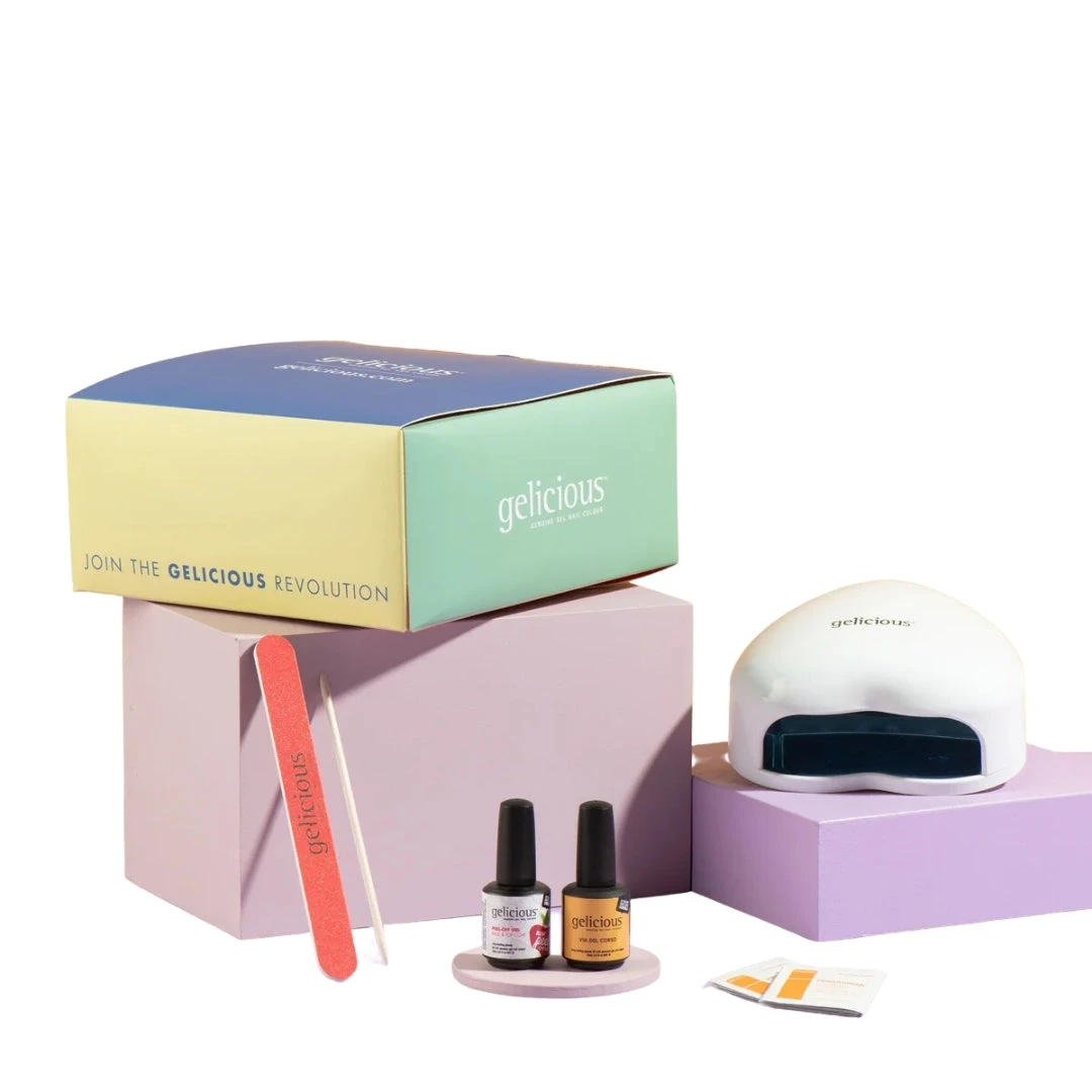 Gelicious Hit The Gym Starter Kit | Professional Peel-Off Gel Nail Set 3 Gelicious Hit The Gym Starter Kit | Professional Peel-Off Gel Nail Set