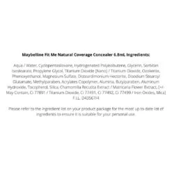 Maybelline Fit Me Natural Medium Coverage Concealer 6.8mL - 25 Medium -On Trend Beauty OTB 3532.alt 3