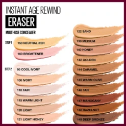 Maybelline Instant Age Rewind Eraser Multi-Use Concealer 6.8mL - 130 Medium 9 Maybelline Instant Age Rewind Eraser Multi-Use Concealer 6.8mL - 130 Medium -On Trend Beauty OTB 3547.alt 2