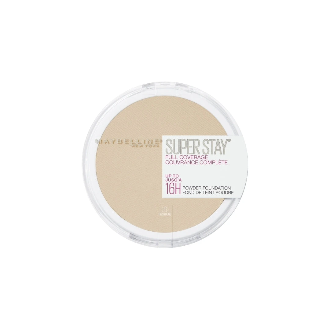 Maybelline SuperStay 16HR Full Coverage Powder Foundation 9g - 06 Fresh Beige 3 Maybelline SuperStay 16HR Full Coverage Powder Foundation 9g - 06 Fresh Beige