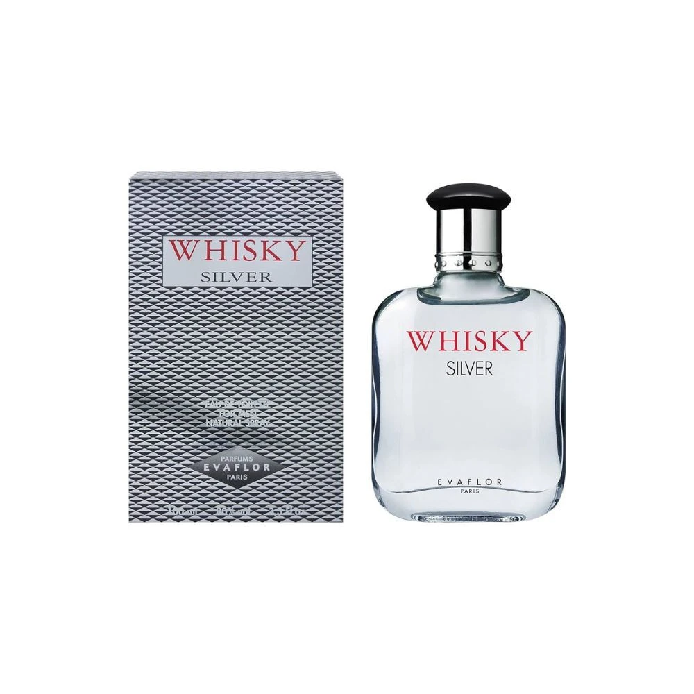 Whisky Silver 100mL Eau De Toilette Men's Fragrance Spray 3 Whisky Silver 100mL Eau De Toilette Men's Fragrance Spray