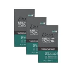 Dove Men+Care Oil Control Moisturizer (3-Pack Bundle, 50g each)