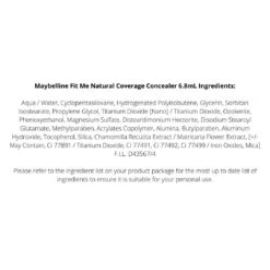 Maybelline Fit Me Concealer 15 Light (3 x 6.8mL) - Medium Coverage Bundle 9 Maybelline Fit Me Concealer 15 Light (3 x 6.8mL) - Medium Coverage Bundle -On Trend Beauty OTB 3898.alt 3