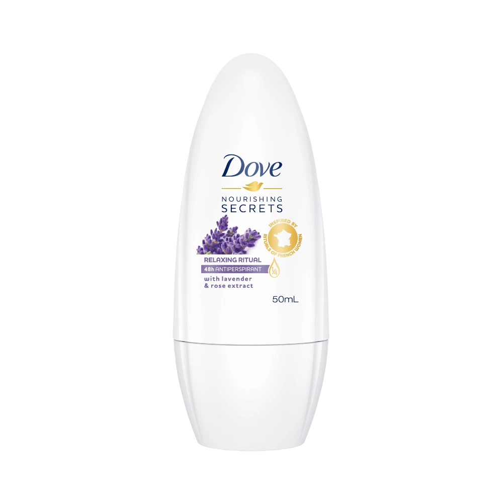 Dove Nourishing Secrets Restoring Ritual Lavender & Rose Roll On - 6 x 50mL 4 Dove Nourishing Secrets Restoring Ritual Lavender & Rose Roll On - 6 x 50mL - Image 2
