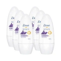 Dove Nourishing Secrets Restoring Ritual Lavender & Rose Roll On - 6 x 50mL