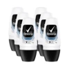 Rexona Men Invisible Dry Antiperspirant Deodorant Roll On Ice Fresh (Pack of 6)