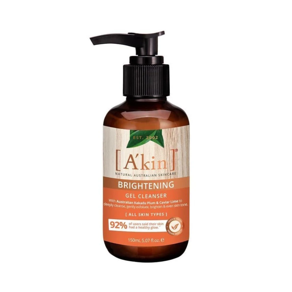 3 X A'kin Brightening Gel Cleanser Australian Kakadu Plum And Caviar Lime 150mL 4 3 X A'kin Brightening Gel Cleanser Australian Kakadu Plum And Caviar Lime 150mL - Image 2