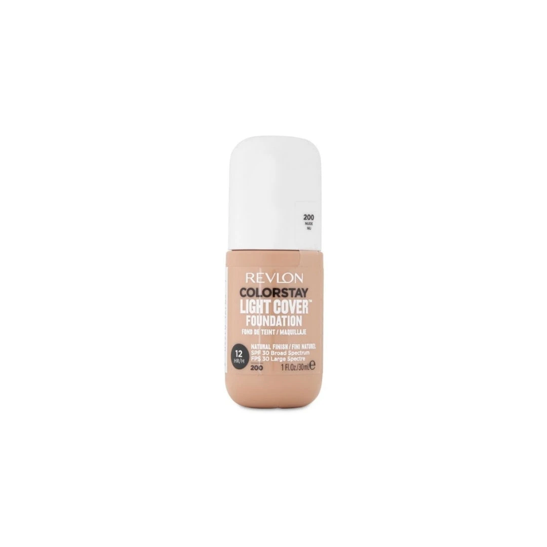 Revlon ColorStay Light Cover Foundation 30mL - 200 Nude 3 Revlon ColorStay Light Cover Foundation 30mL - 200 Nude
