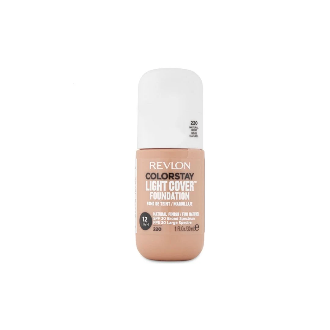 Revlon ColorStay Light Cover Foundation 30mL - 220 Natural Beige 3 Revlon ColorStay Light Cover Foundation 30mL - 220 Natural Beige