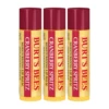 3 X Burt's Bees Cranberry Spritz Lip Balm 4.25g