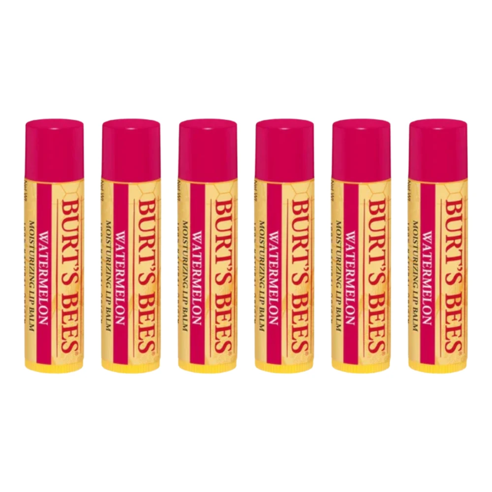 6 X Burt's Bees Watermelon Lip Balm 4.25g 3 6 X Burt's Bees Watermelon Lip Balm 4.25g