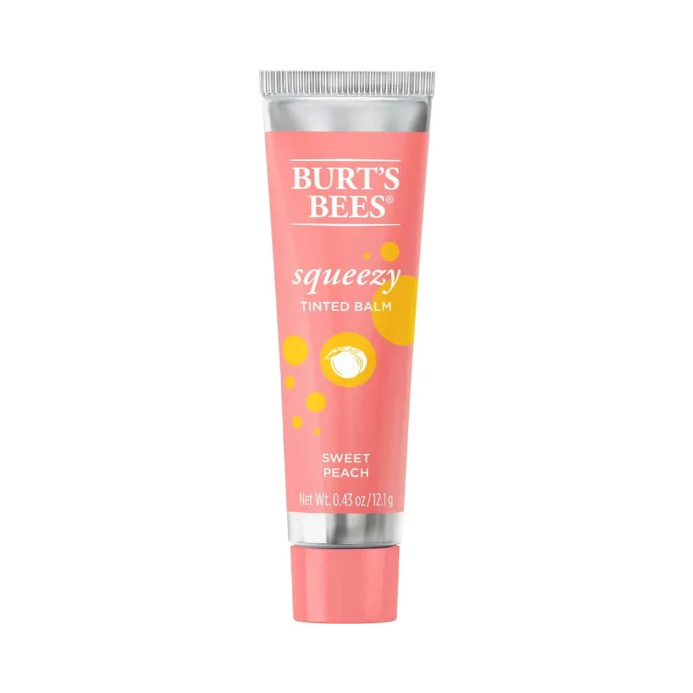 Burt's Bees Squeezy Tinted Lip Balm 12.1g - Sweet Peach 3 Burt's Bees Squeezy Tinted Lip Balm 12.1g - Sweet Peach